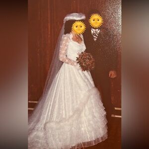 Winter Wedding Dress Ensemble